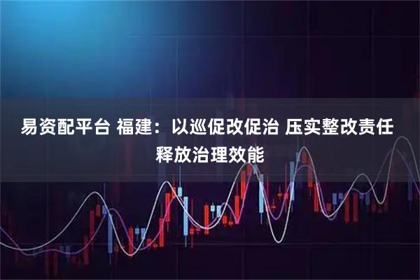 易资配平台 福建：以巡促改促治 压实整改责任 释放治理效能
