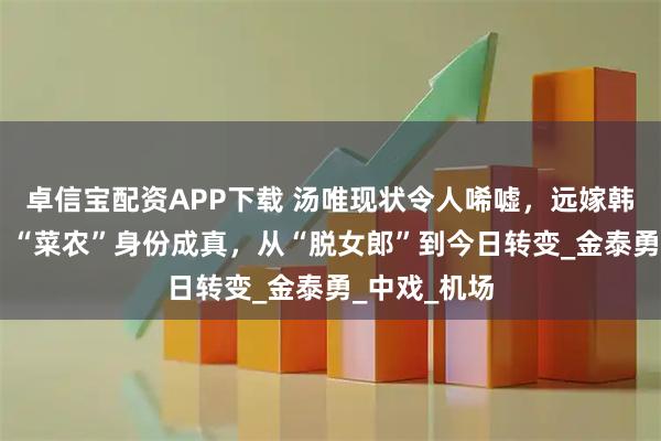 卓信宝配资APP下载 汤唯现状令人唏嘘，远嫁韩国11年后，“菜农”身份成真，从“脱女郎”到今日转变_金泰勇_中戏_机场